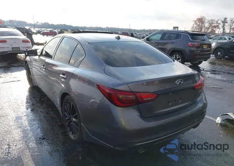 2018 Infiniti Q50 3.0T Luxe z USA, uszkodzony, nr VIN JN1EV7AP6JM362827
